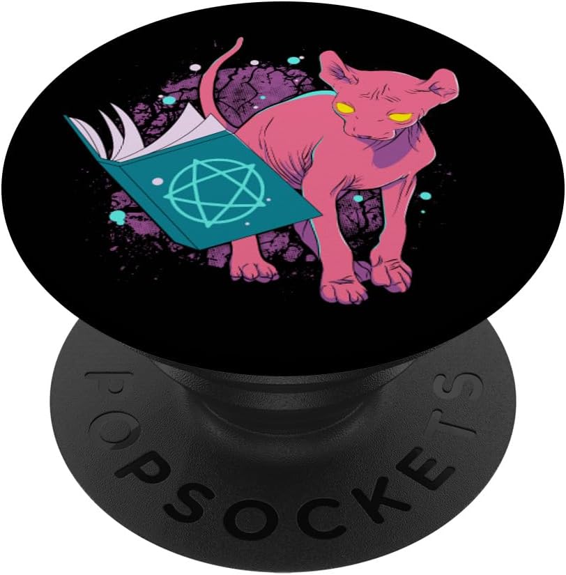 Sphynx Cat Halloween Magic for Witches or Witch Lovers PopSockets MagSafe PopGrip for iPhone