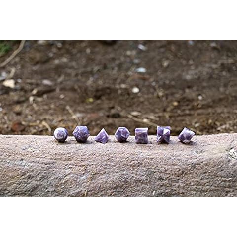 FASHIONZAADI Amethyst Gemstone Geometry Set Cover