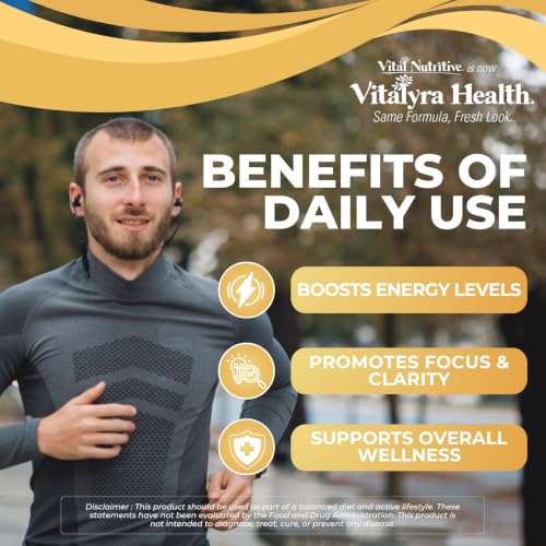 Image of Vital Nitric Oxide Supplements for Men - Workout Booster Supplement for Men - Nitrous Oxide Boost Blood Flow, Blood Pressure, Energy & Workout Performance with L Arginine L Citruline-30 Days Supply