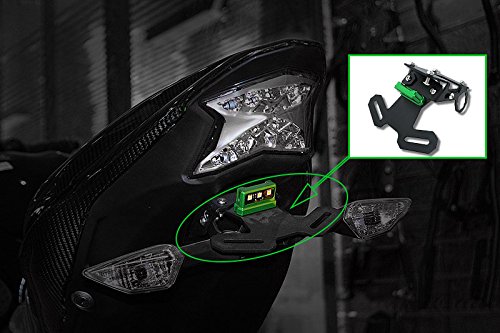 Motorcycle License Plate Holder for Z900 ABS 2017-2020 (Green)