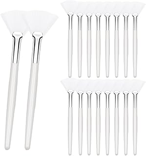 18 cepillos de abanico para máscara facial, a...