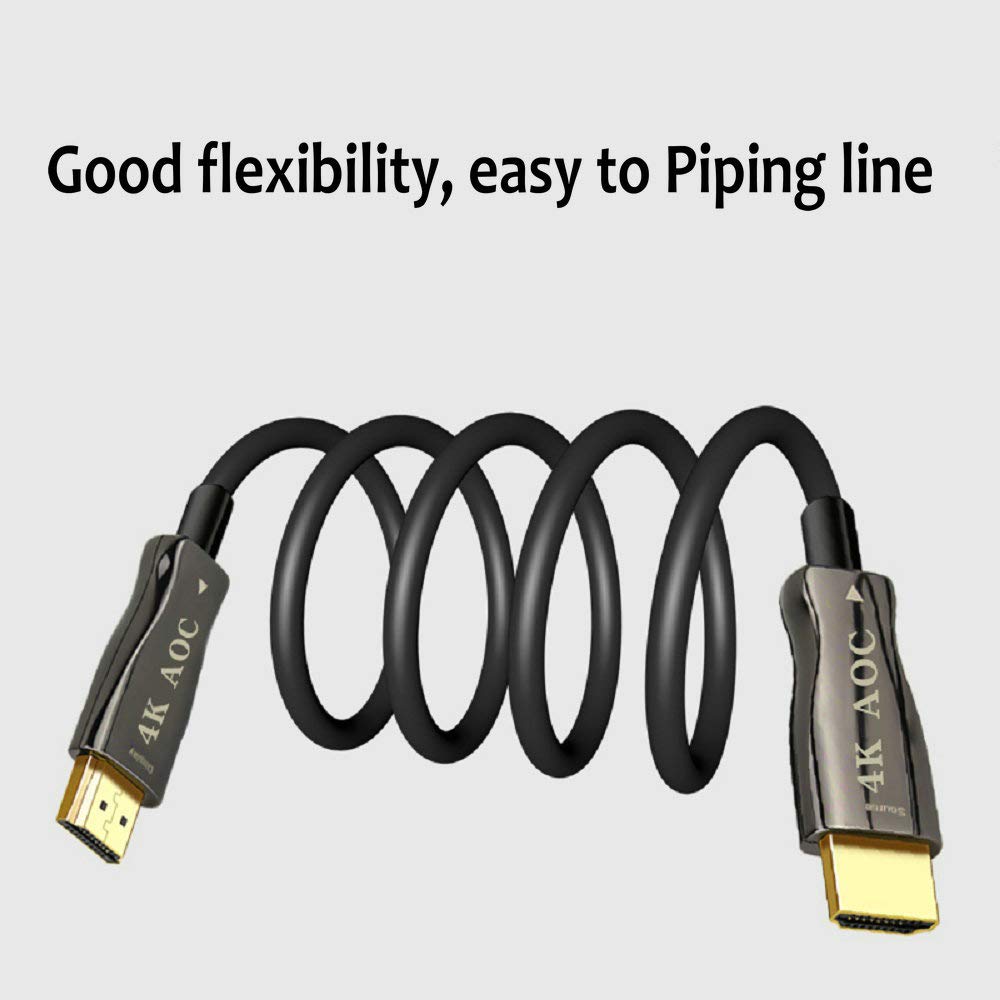 Amazon | 光ファイバーHDMIケーブル 33フィート AOC 高速HDMI2.0