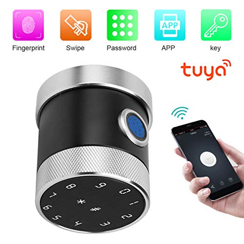 Bloqueio De Porta Inteligente Biométrico Impressão Digital Telefone App Senha Desbloqueio Carregamen
