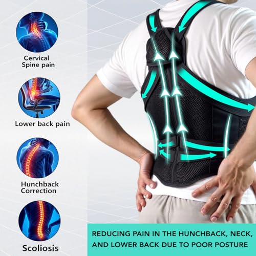 Back-Brace-Posture-Corrector-for-Women-and-Men-Comfy-Shoulder-Straightener-Pain-Relief-UpperLower-Back