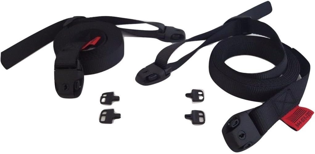 Spa Hot Tub Cover Adjustable Wind Straps Nexus Lock Black 8 Ft.