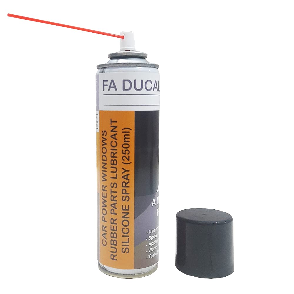 Car Power Windows Rubber Parts Lubricant Silicone Spray 250ml