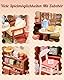 Rolife Super Creator DIY Miniature House Miniatur Haus Bausatz Selber Bauen Vitrine Staubschutz Kein Kleber Deko Schreibtisch Bücherregal Diorama Modellbau Bastelset für Kinder (Honey Tea Lounge)