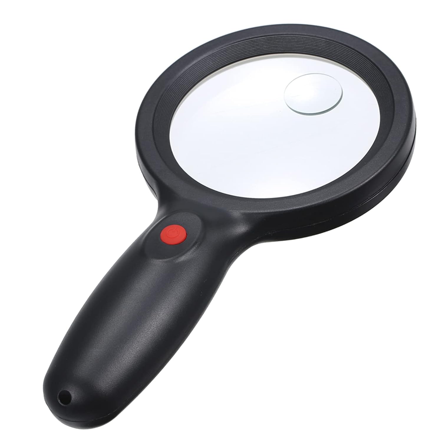 DC4.5V 1W 18 LED Handhold Magnifying Lamp 5X/15X Magnifier Glass Light