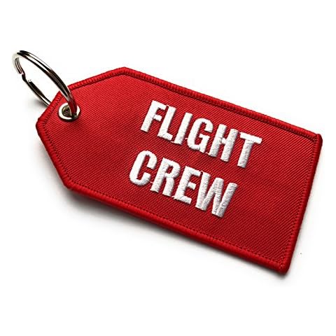 Flight Crew/Do Not Remove from Aircraft Luggage Tag | Medium | Red/White | aviamart® Cover