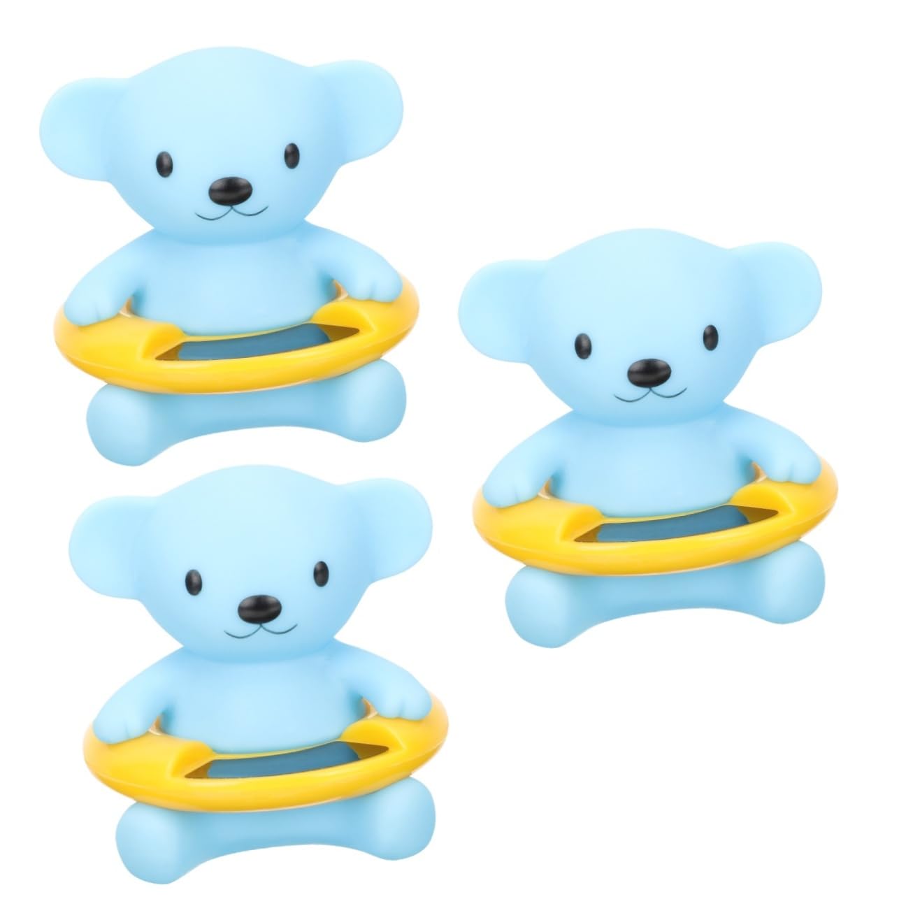 Sosoport 3 Pz Termometro Per Acqua Bagno Giocattolo Per Il Bagnetto Galleggiante Stanza Digitale Per Neonati Acqua Di Sicurezza Per Bambini Gel Di Silice Cartone Animato Bambino Vasca