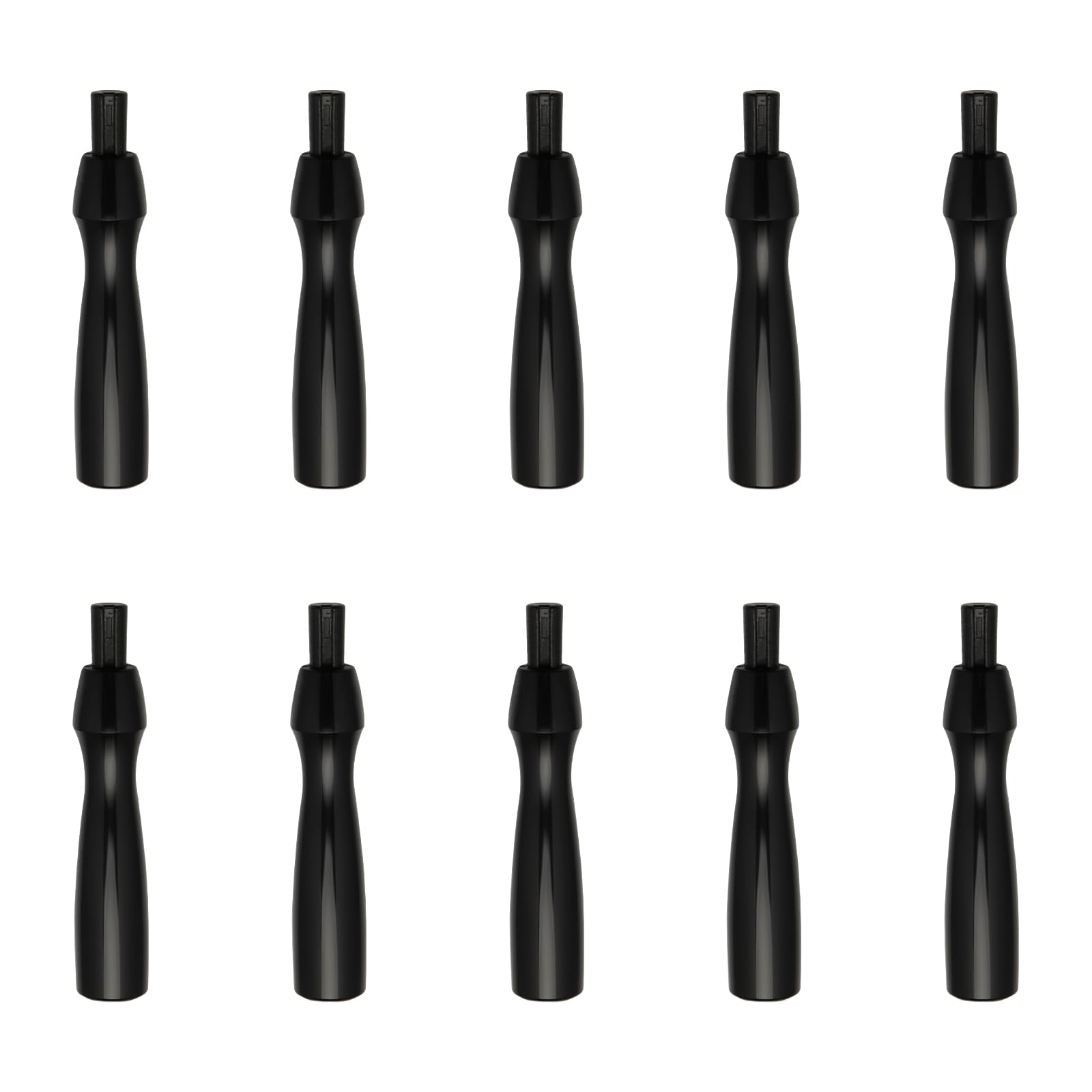 TENYELE 10 Pcs Punched Needle Handles Felting Tool Replacement Kits Punched Tool Craft Needle Threader Handle Sewing Accessories