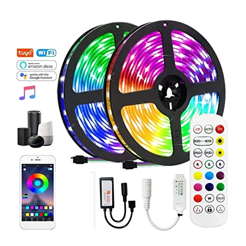 Tira de luces LED con controlador Bluetooth 5050 que llena de color tu salón 3