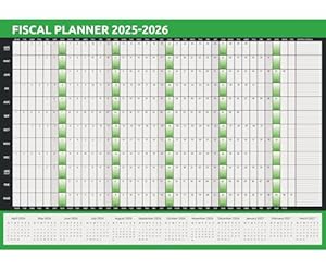 Evelay Wand-Jahreskalender 2025 2026 DIN A1
