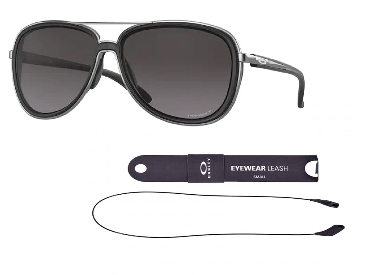 Oakley Split Time OO4129 Sunglasses For Men For Women+BUNDLE with Oakley Accessory Leash Kit