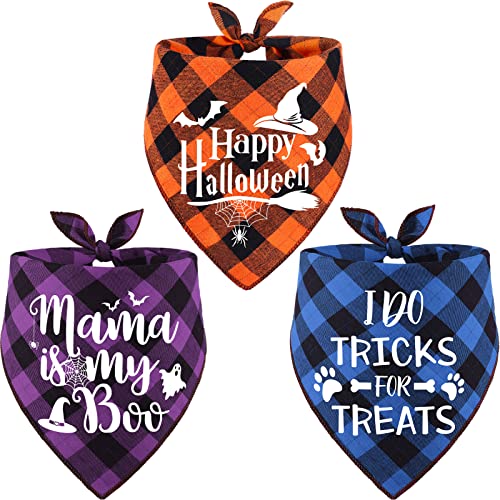 3 pack happy halloween dog bandanas classic plaid fall thanksgivng christmas xmas holiday pet bandanas scarf triangle bibs kerchief gift set costume decoration for small medium large puppy dog cat pet 1 3 pack happy halloween dog bandanas classic plaid fall thanksgivng christmas xmas holiday pet bandanas scarf triangle bibs kerchief gift set costume decoration for small medium large puppy dog cat pet