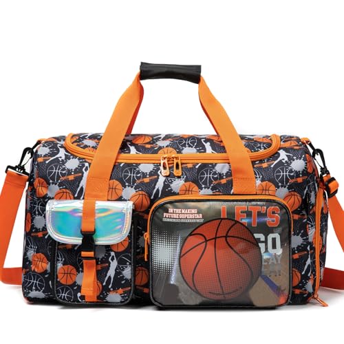 Kids Duffle Bag with Shoe Compartment
