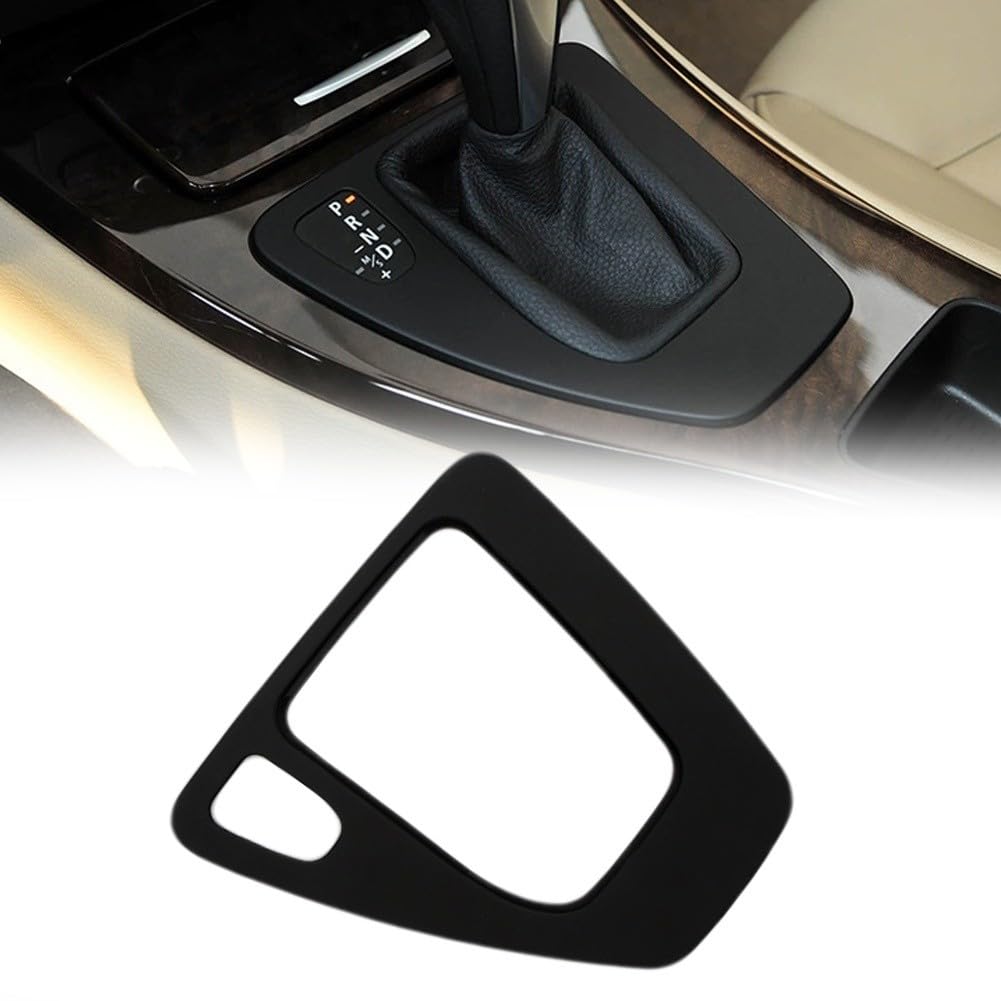 Cornice per leva del cambio nera, compatibile con BMW Serie 3 E90 E92 E93 2012-2015, sostituzione diretta per copertura in plastica OE 51167155643