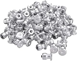 Plauauyt 100Pcs Winter Wheel Lugs Car Tires Studs Screw Snow Spikes Wheel Tyre Snow Chains Studs for Shoes ATV Tire 8X10mm