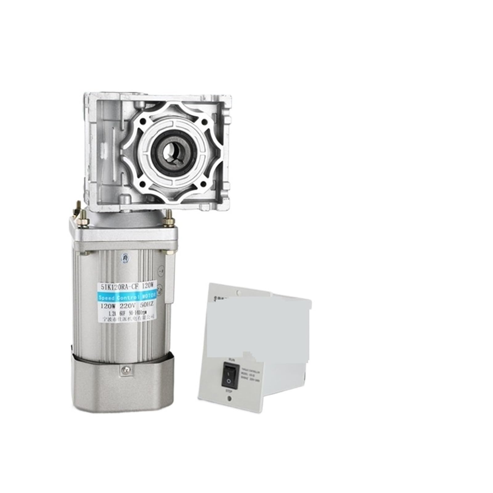 Moteur régulateur de vitesse AC 220V 140W avec réducteur NMRV030 angle droit pour convoyeur