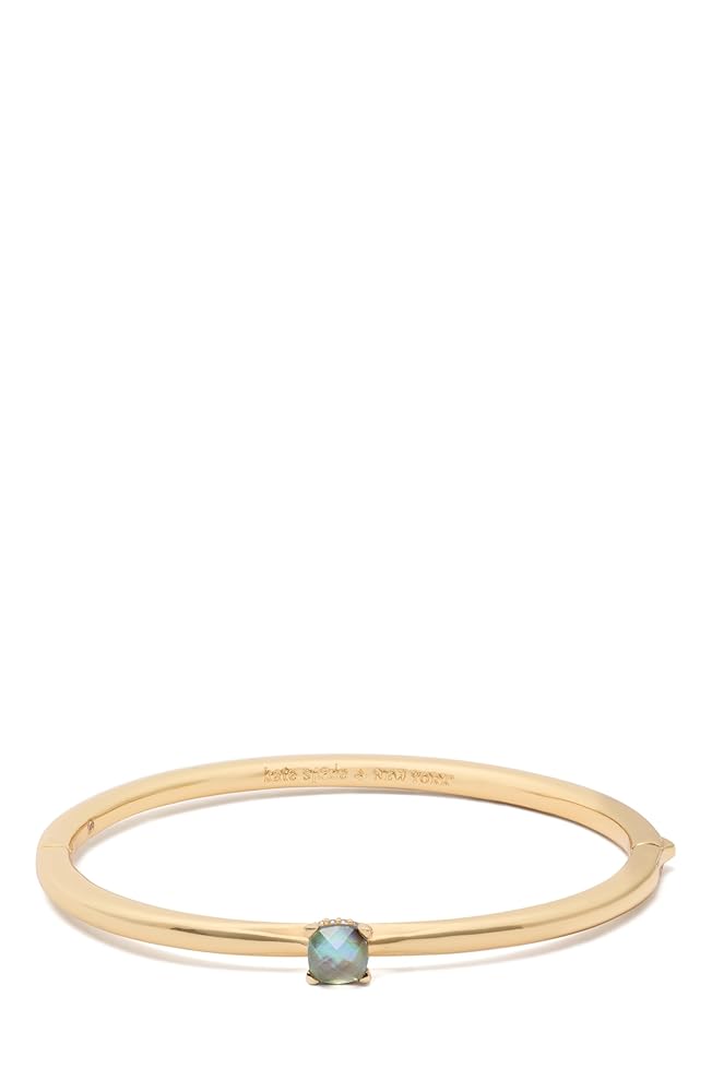 Amazon.com: kate spade new york Hinged Bangle, Abalone/Gold Amazon.com: kate spade new york Hinged Bangle, Abalone/Gold