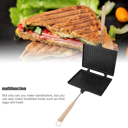 Hand Sandwich Maker, Non Stick Easy to Use Hand Toaster Sandwich