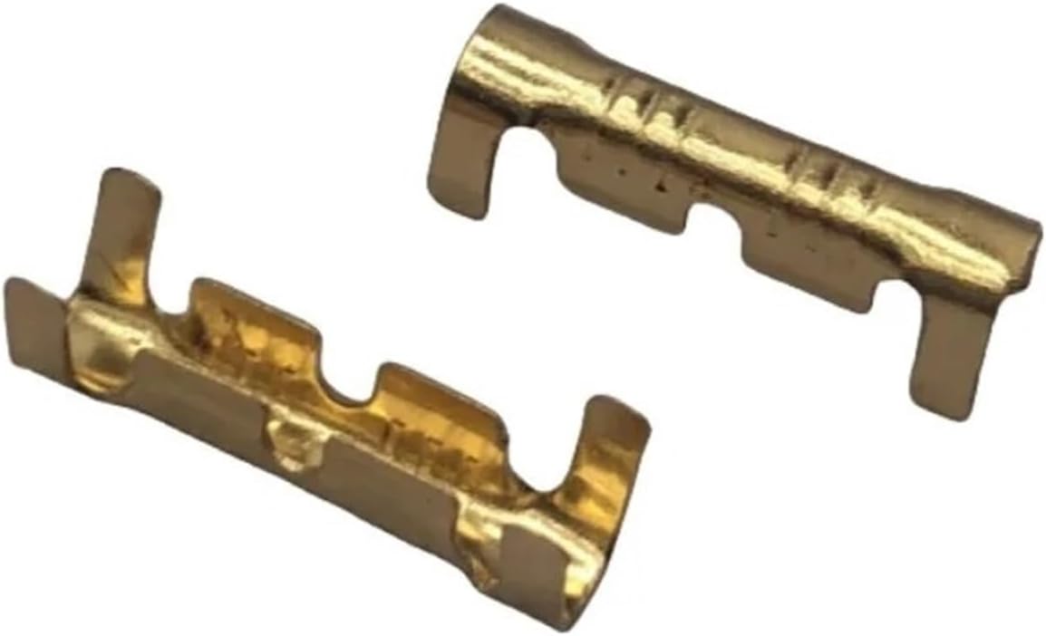 50/100/200pcs 453 U-Shaped Terminal Tab Cold Inserts Connectors Small Teeth Fascia,0.3-1.5mm2(200pcs)