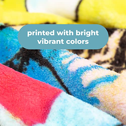 Dawhud Direct 14201480 Colorful Pug Fleece Blanket For Bed, 50 Inch X 60 Inch Dean Russo Pug Fleece Throw Blanket thumb #6