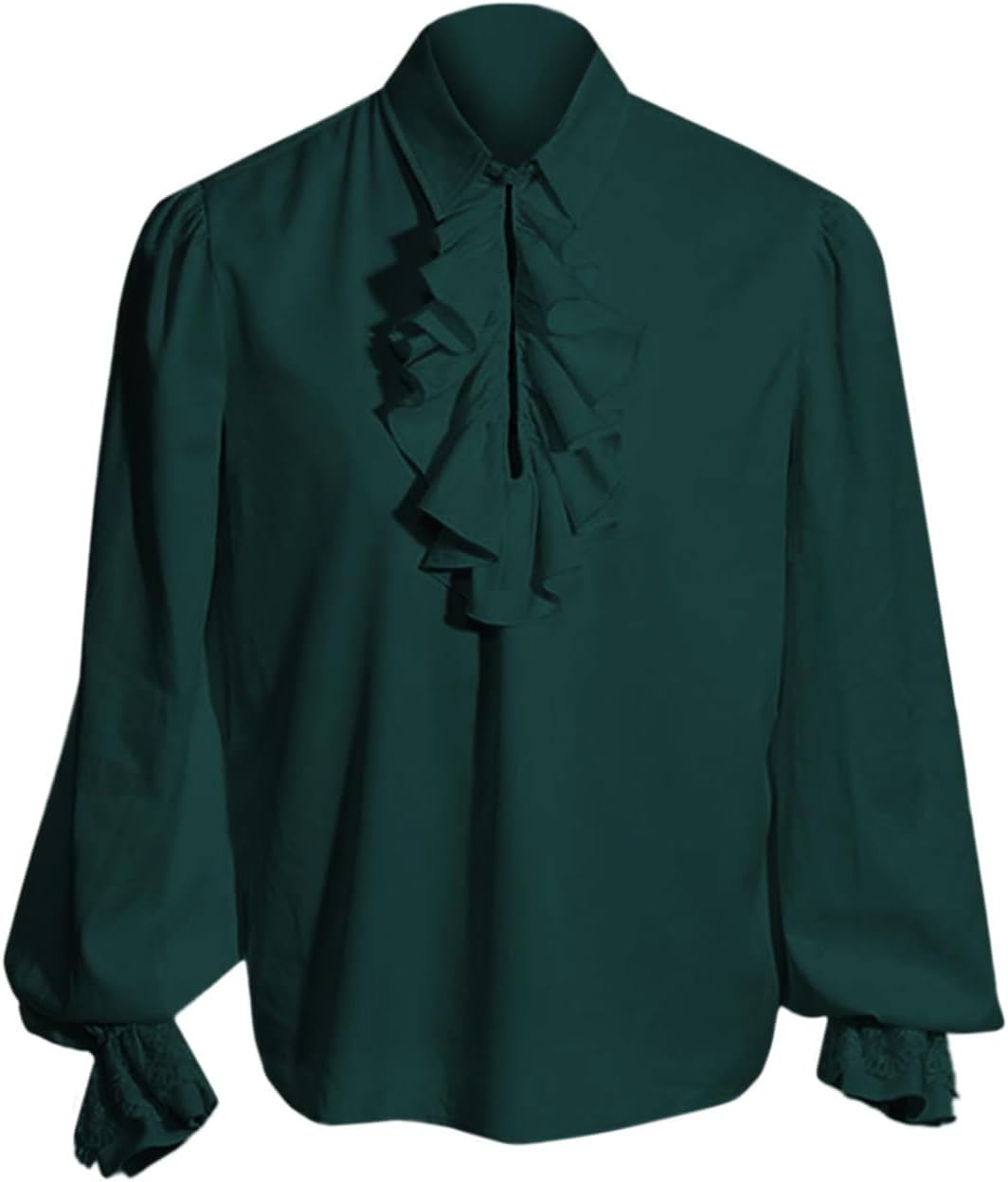 Mens Pirate Shirt Lace Up Vampire Renaissance Victorian