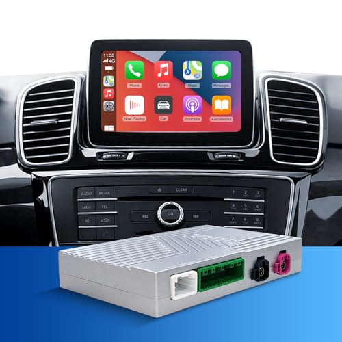 【Modelli di auto applicabili】Questo decoder CarPlay è Compatibile con il sistema Mercedes Benz NTG 5.0/5.1 COMAND 2014-2017 con schermo da 7 pollici,8 pollici e 10,25 pollic. Se non sei sicuro che questo modulo di retrofit sia compatibile con la tua auto, contattaci e inviaci una foto del numero di versione del sistema e del pannello di controllo centrale della tua auto.