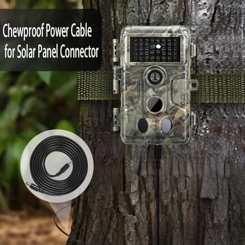 Cable de alimentación solar 5.5x2.1 para conectar cámaras Stealth Cam 8