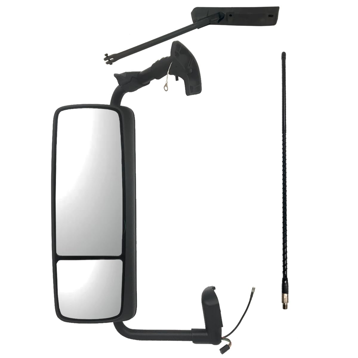 Amazon.com: Door Mirror Power Heated Matte Black Cover with 