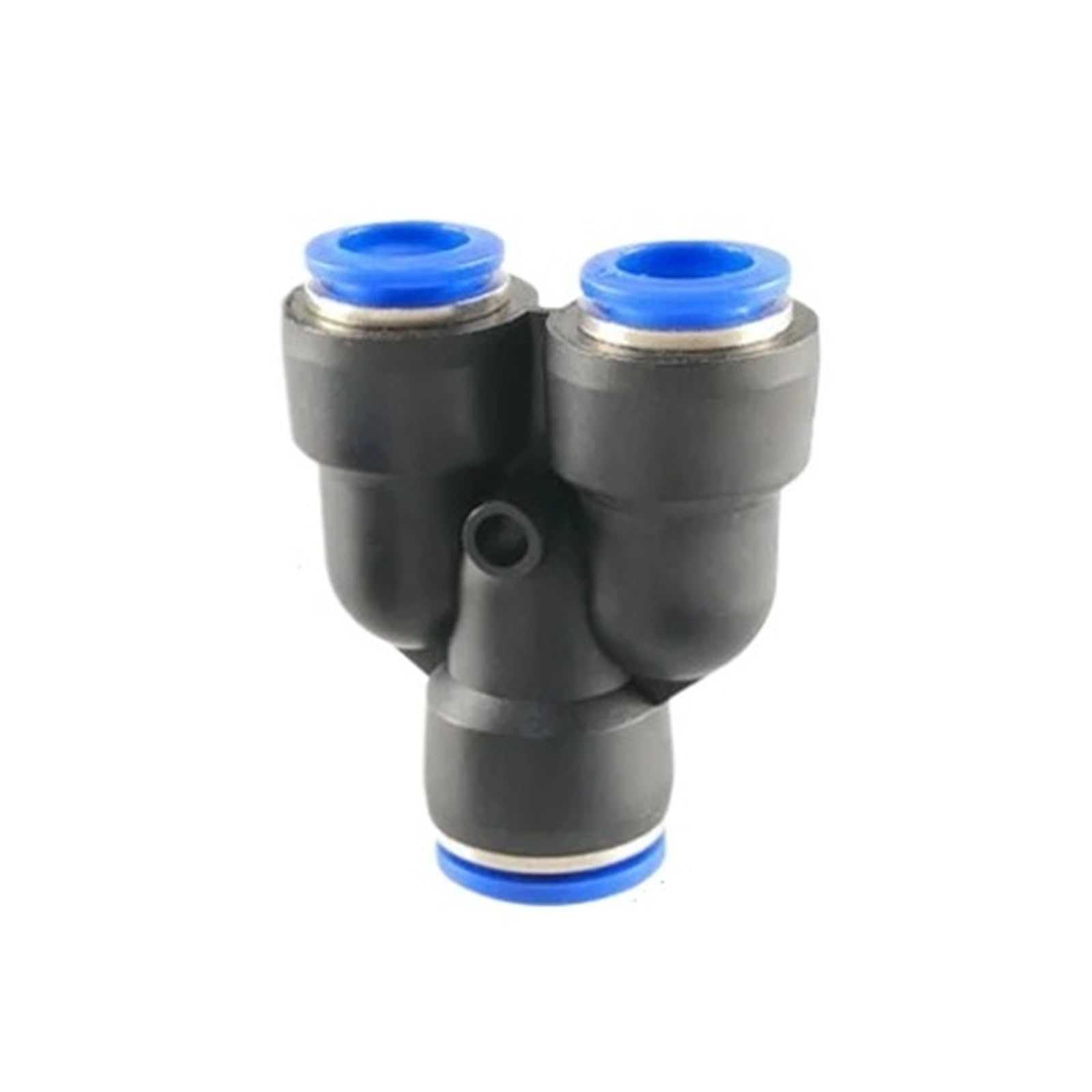 100 Uds 50 Uds Accesorios Neumáticos PY Conexión de aire Y tipo 3 vías for conectores de empuje rápido de tubo de 4mm 6mm 8mm 10mm 12mm(PW8-6)