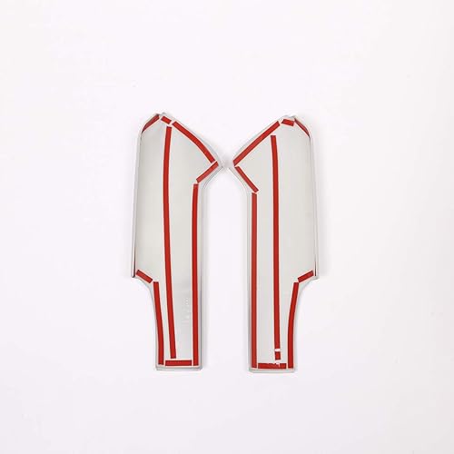 Miniatura 7 de YIWANG - Embellecedor para consola central de coche de ABS cromado, 2 CV, para Toyota Land Cruiser Prado FJ150 150 2014-2019, Plateado