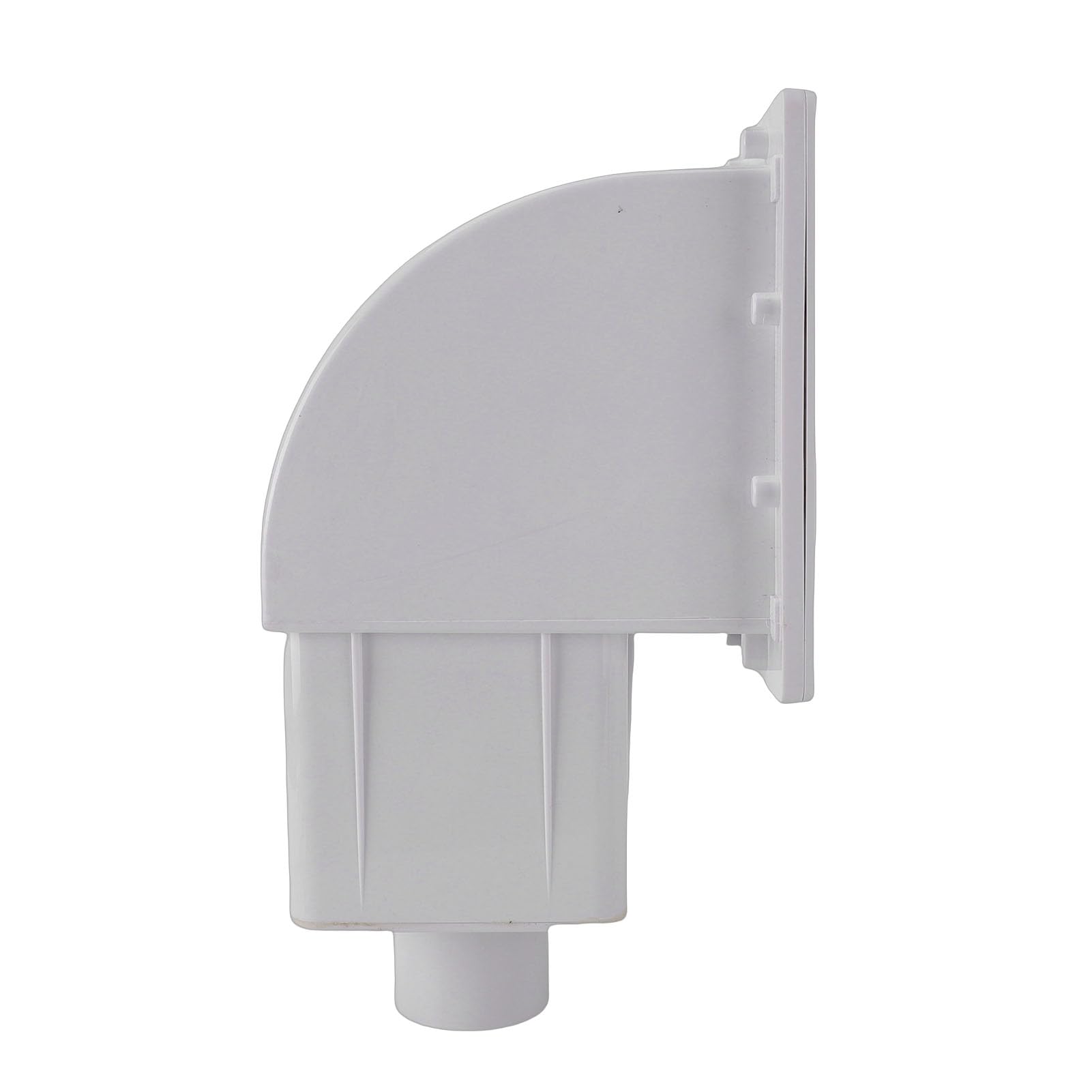 Sxhlseller Skimmer para Piscina sobre el Suelo, Kit de Skimmer a Través de la Pared con Cesta de Desechos Grande, Plástico ABS para Aberturas de Pared de Piscina Estándar