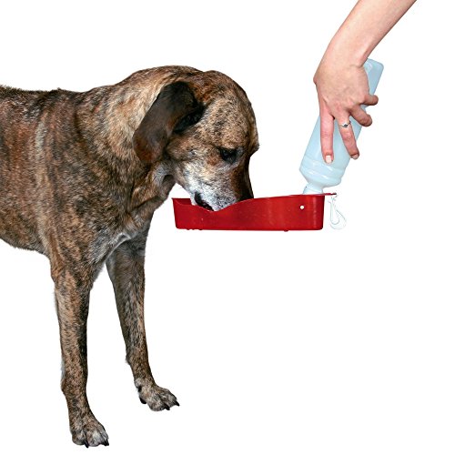 Trixie 2461 Flasche mit Trinknapf, Kunststoff, 0,5 l
