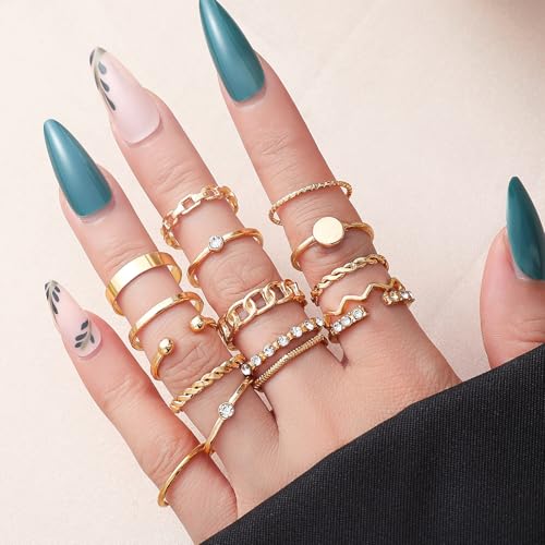 Image of NEWITIN 45 Pieces Silver Jewelry Set for Women Party Costume Punk Jewelry Set Goth Grunge Y2k Accessories Vintage Gothic Necklaces Bracelets Earrings Rings for Women Men