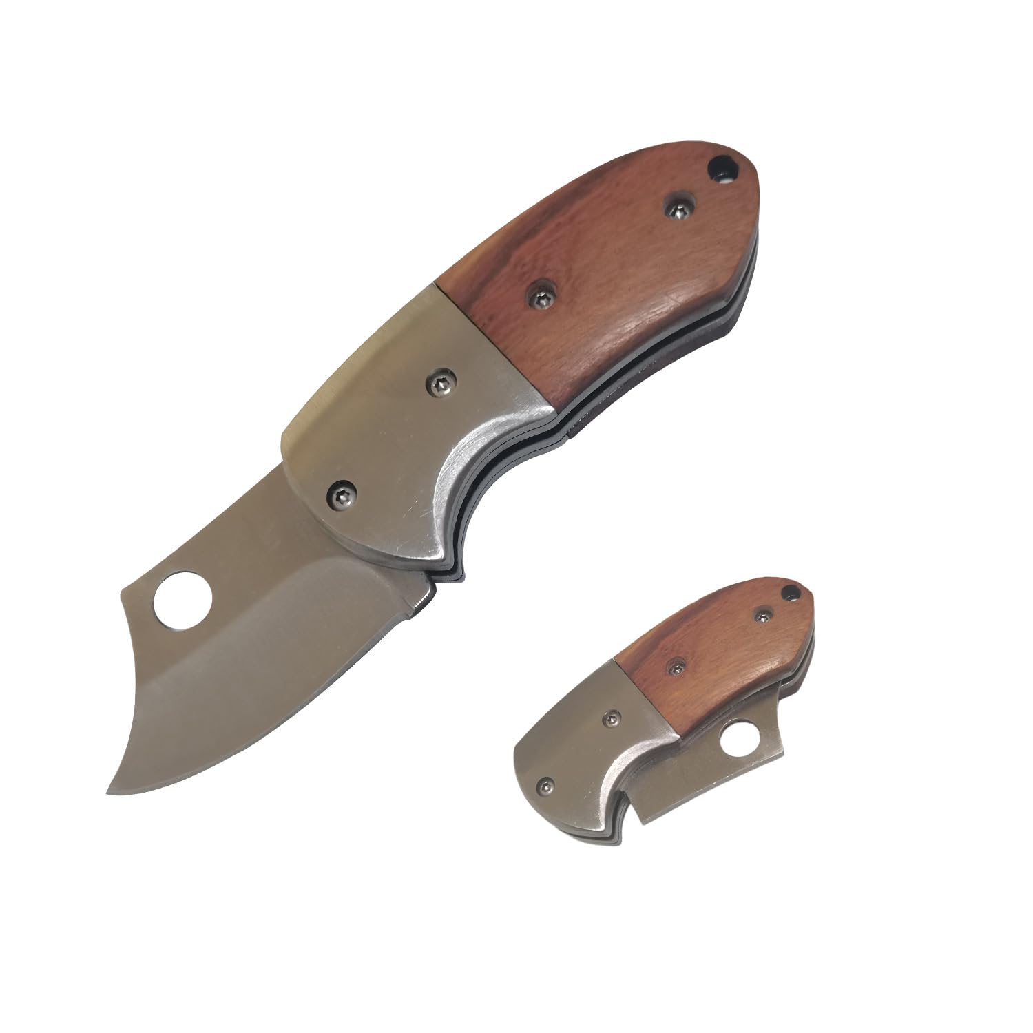 Coltello tascabile multiuso piccolo, coltello pieghevole EDC con lama affilata da 1,89 pollici per campeggio, escursionismo, caccia e fai da te.
