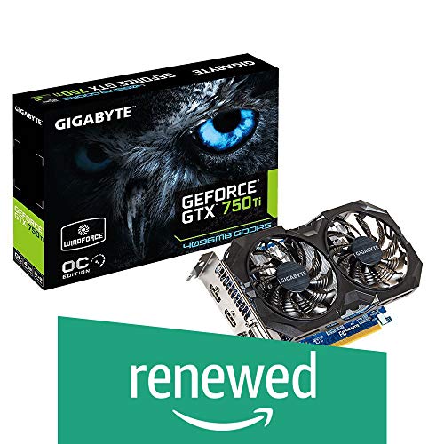 GIGABYTE Graphics Cards GV-N75TWF2OC-4GI (Renewed)
