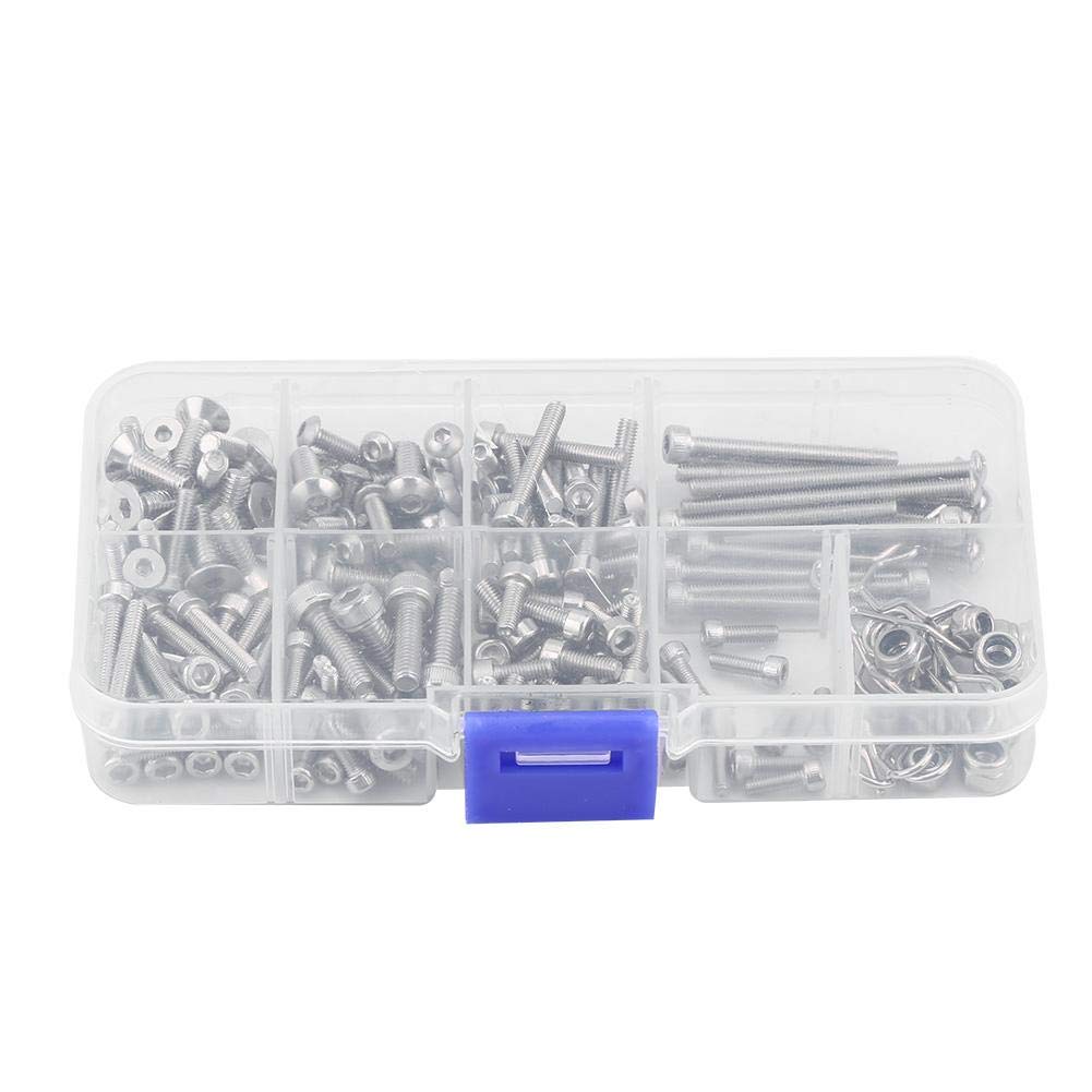 Kit Viti In Acciaio Inox Per Traxxas Slash 2WD 1/10 – Scatola Ricambi Per Camion RC