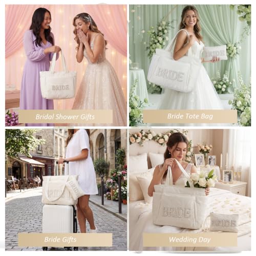 Bolso Tote Bride Puffer para mujer liviano miniatura 6