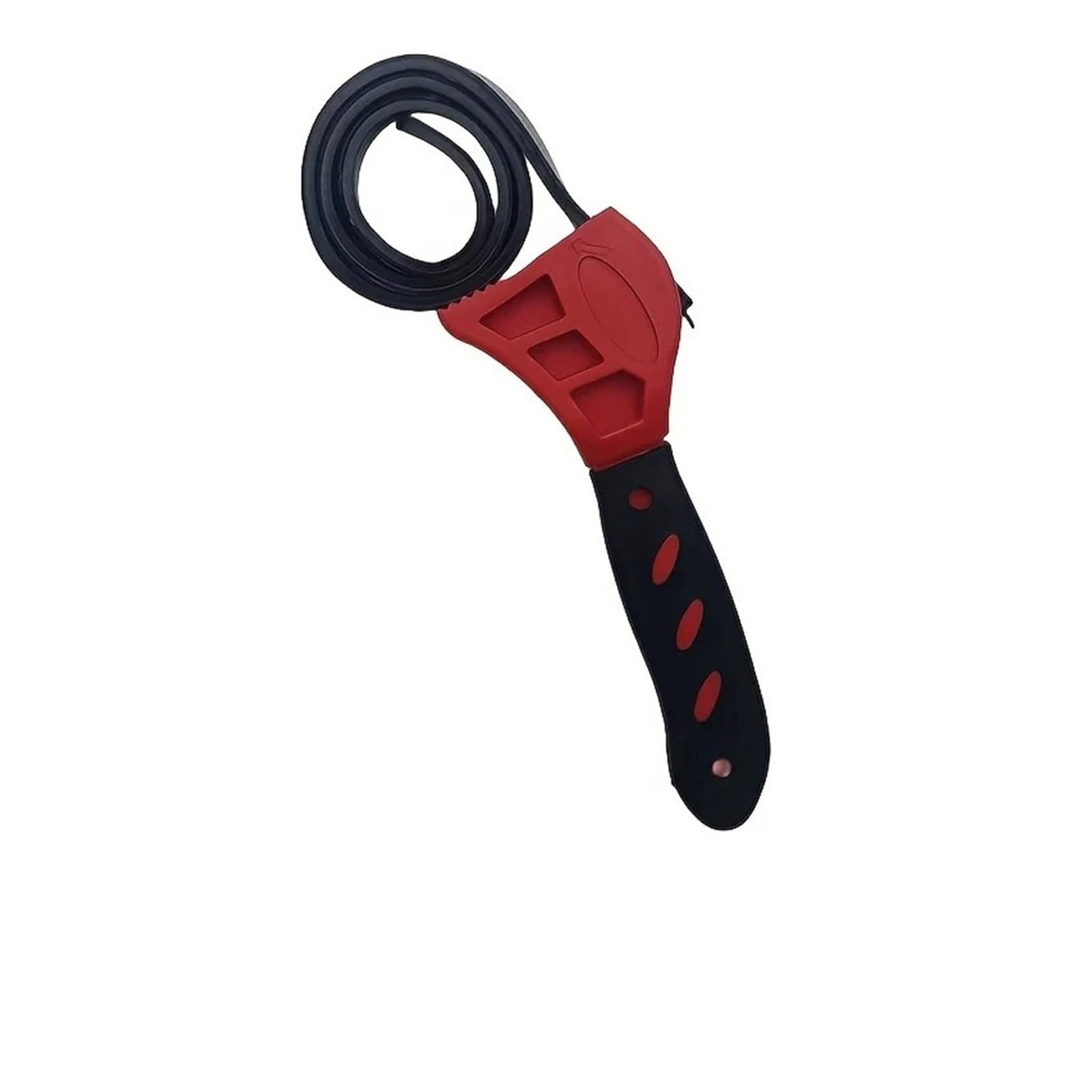 Lnhhg Rosso Belt Wrench Oil Filter Puller Strap Spanner Chain Wrench Strap Opener, Adjustable Disassembly Tool(Rosso)