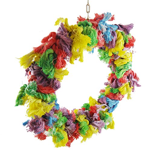 Bird-Parakeet-Colorful-Swing-ToysCotton-Rope-Chew-Hanging-Bird-Preening-Garland-Swing-for-Budgie-Parakeet-Cockatiel-Macaw-African-Grey