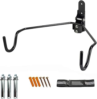 YUCHEN- Stojak na ścianę rowerową - stojak do przechowywania rowerów wewnętrznych do garażu lub domu - uchwyt na rowery drogowe lub górskie - 65 kg - wieszak na rowerze