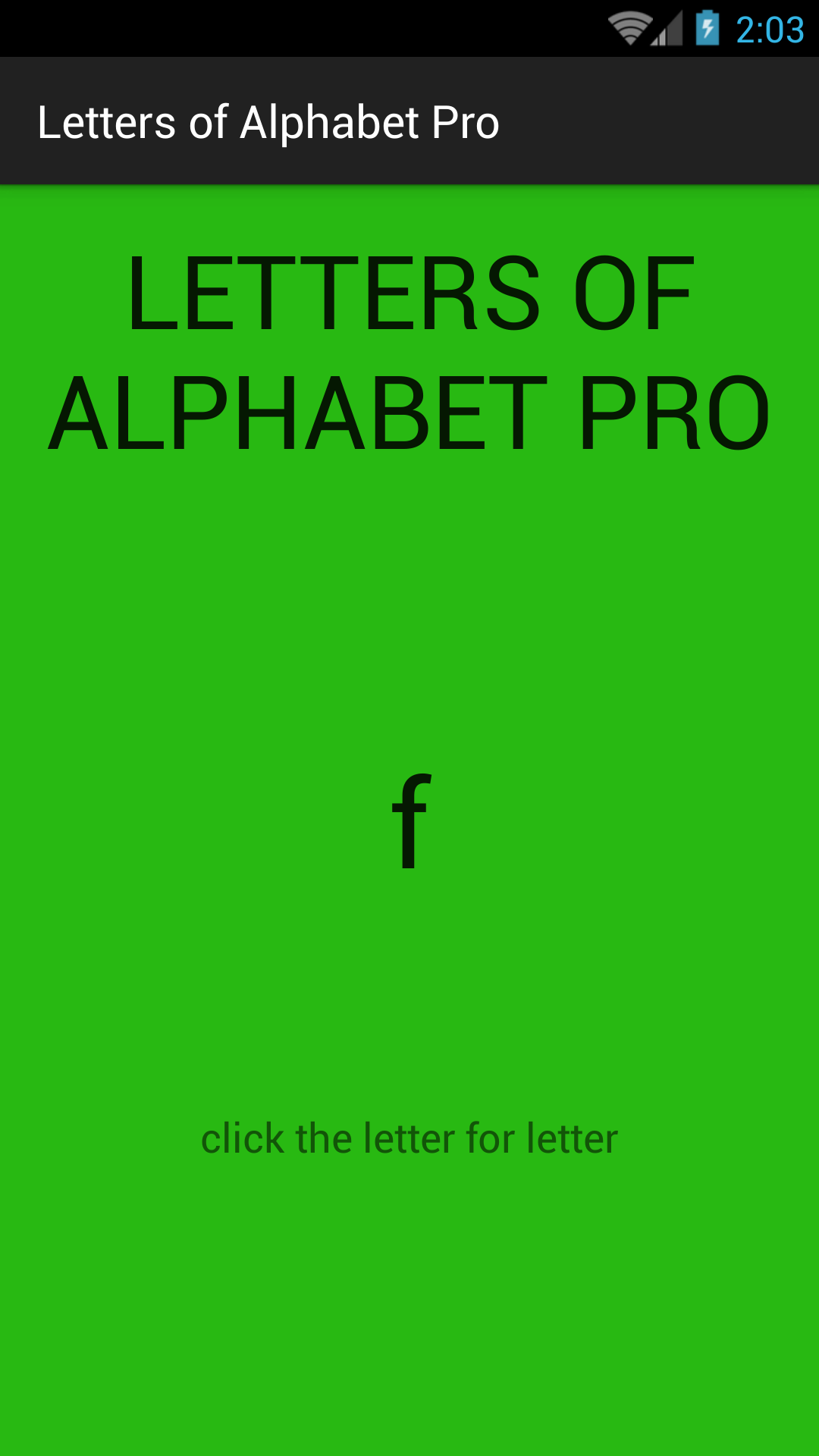 Letters of Alphabet Pro - App on Amazon Appstore