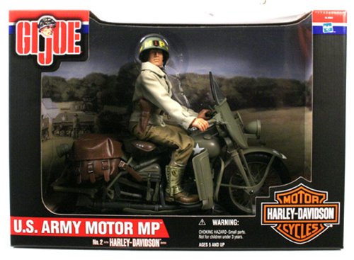 GI Joe US Army Motor MP Harley-Davidson : Amazon.co.uk: Toys & Games