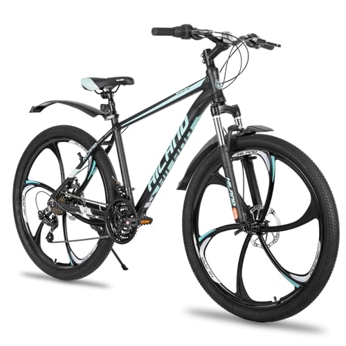 Hiland 26 Zoll Mountainbike MTB mit Aluminiumrahmen Scheibenbremse...