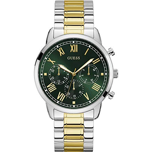 Montre Guess en acier robuste cadran 44mm style chic et finition brossée