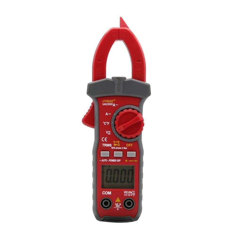 UA220D Handheld Digital LCD Miernik zaciskowy Multimetr DC/AC Napięcie Odporność na częstotliwość temperatury Do laboratorium