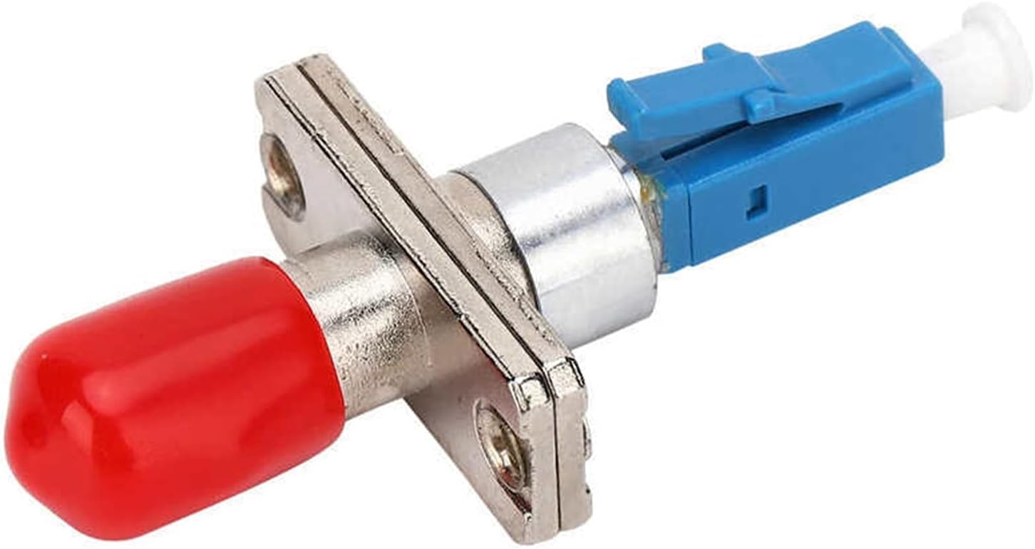 Turmeric Hengliang Store Male to ST Female Fiber Optic Adapter Connector Single Mode Adapter Converter Fiber Optic Connector