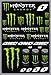 Kit DE Pegatinas DE Motocicleta Monster Sponsor MTB Compatible para KTM Honda Yamaha KTM Cross Enduro Helmet (42)